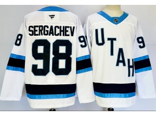 Fanatics Utah Hockey Club #98 Mikhail Sergachev Jersey White