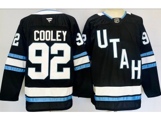 Fanatics Utah Hockey Club #92 Logan Cooley Jersey Navy Blue