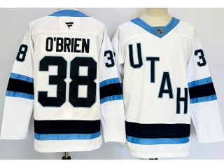 Fanatics Utah Hockey Club #38 Liam O'Brien  Jersey White