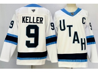 Fanatics Utah Hockey Club #9 Clayton Keller Jersey White