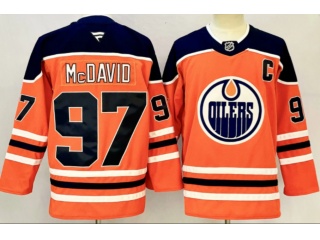 Fanatics Edmonton Oilers #97 Connor McDavid Jersey Orange