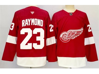 Fanatics Detroit Red Wings #23 Lucas Raymond Jersey Red