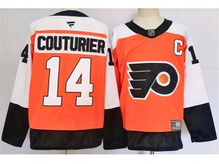 Fanatics Philadelphia Flyers #14 Sean Couturier Jersey Orange