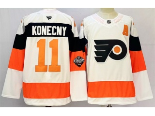 Fanatics Philadelphia Flyers #11 Travis Konecny 2024 Stadium Jersey White