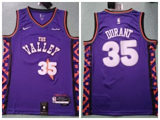 Phoenix Suns #35 Kevin Durant 2024-25 City Jersey Purple